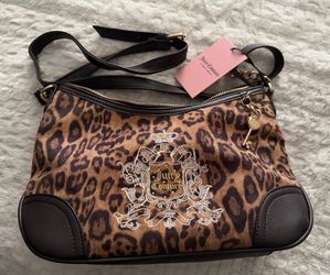 NWT - Juicy Couture Vintage Leopard Print Bag