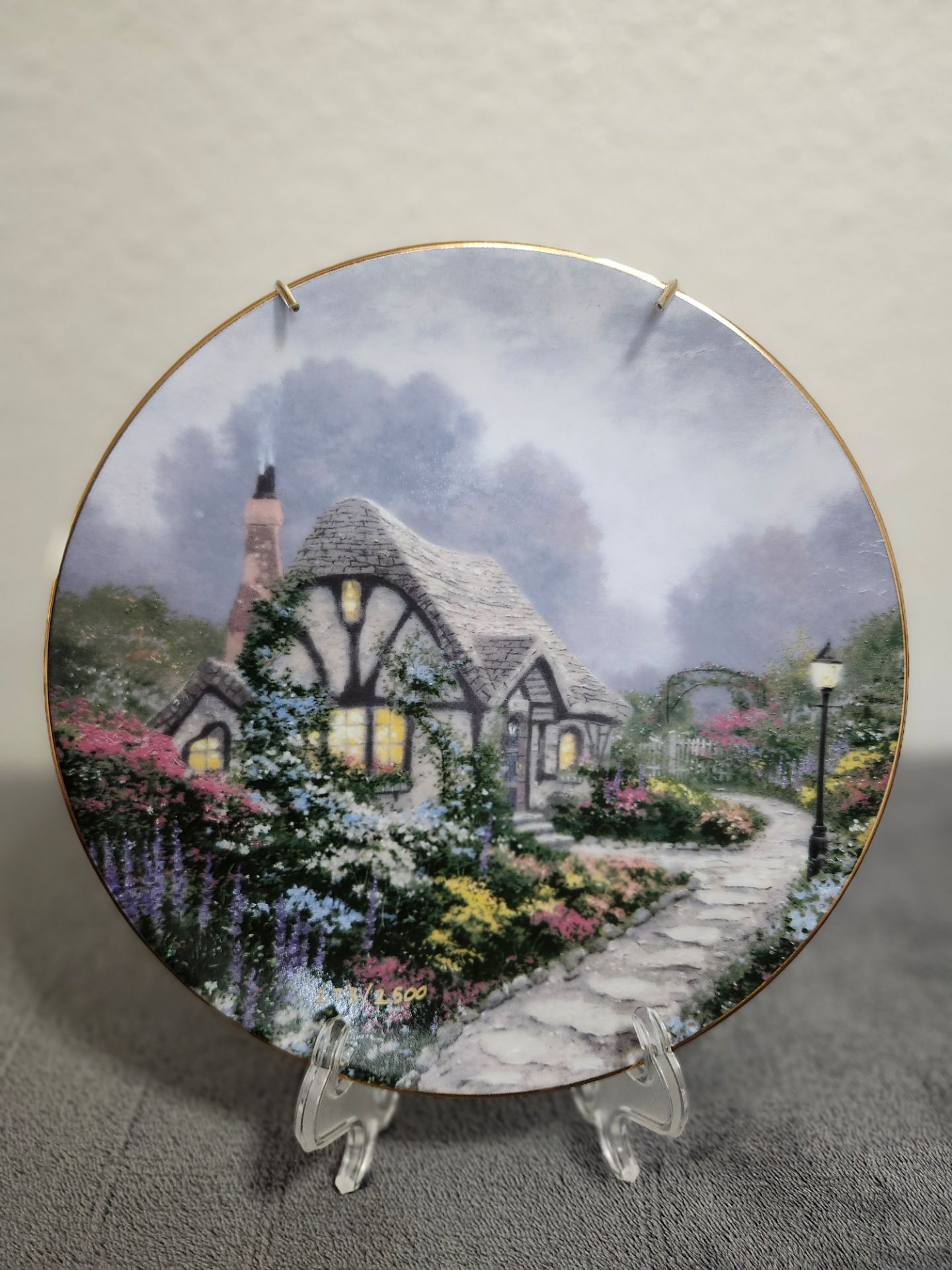 Thomas Kinkade Limited Edition Numbered Plate
