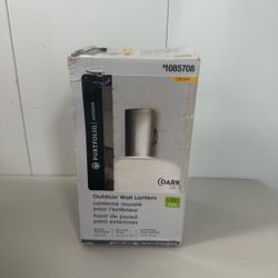 Portfolio Simona Outdoor LED Wall Lantern - Brushed Nickel