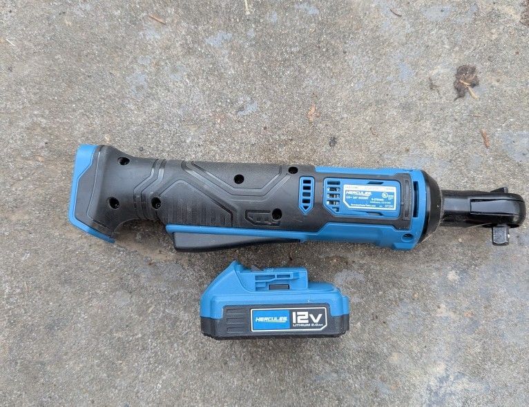 Hercules 12v 3/8 In Ratchet Driver & 2ah Battery