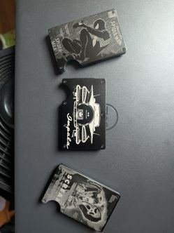 Custom laser engraved wallets