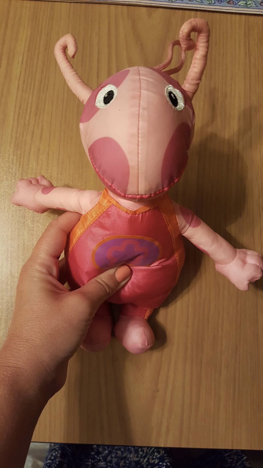 Backyardigans UNIQUA Plush 11” Doll Bath Tub Toy Wet Suit 2005 Fisher Price EUC
