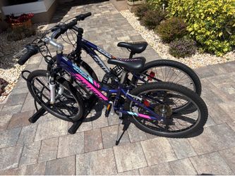 Schwinn Girls and Boys 24” Ranger bikes with rack