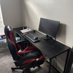 Gaming Chair & Desk Table 