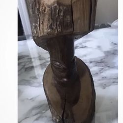 ✅Antique Carved Head, African, Ebony, Decorative Statue, Victorian