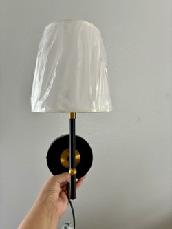 2 - New Black Wall Sconce