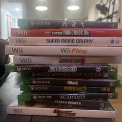 Xbox One And Wii Games