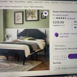 Queen Bed Frame  - new 