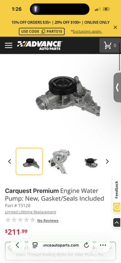 C300 Water pump *NEW*