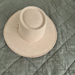 Blush Pink Brim Hat 