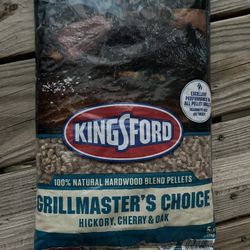 5 New Bags Of Kingsford 100 Percent Hardwood Blend For Pellet Grill 