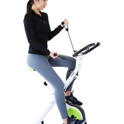 Brand New Indoor Foldable Exercise Bike - Workout Cycling Bike with 16-Level Resistance