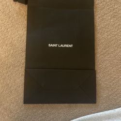 Saint Laurent paper bag