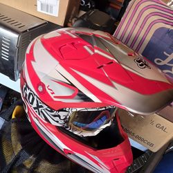 Fox V1 Helmet Size S Amd Goggles