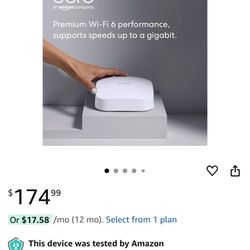 Eero Pro 6 Triband WiFi Mess Router