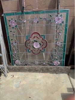 large stained glass