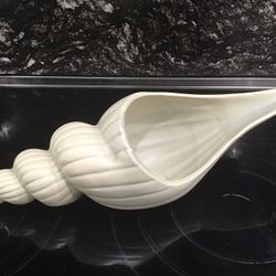 Sea Shell Planter , Decorative Porcelain  12.5” Antique