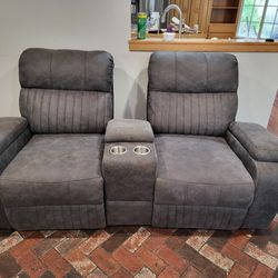 Sofa And Love Seat With Recliners $300