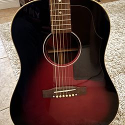 Epiphone J-45 Guitar with hard case 