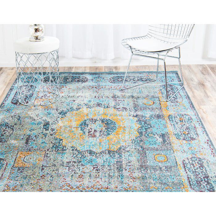 Cueva Blue/Yellow Area Rug