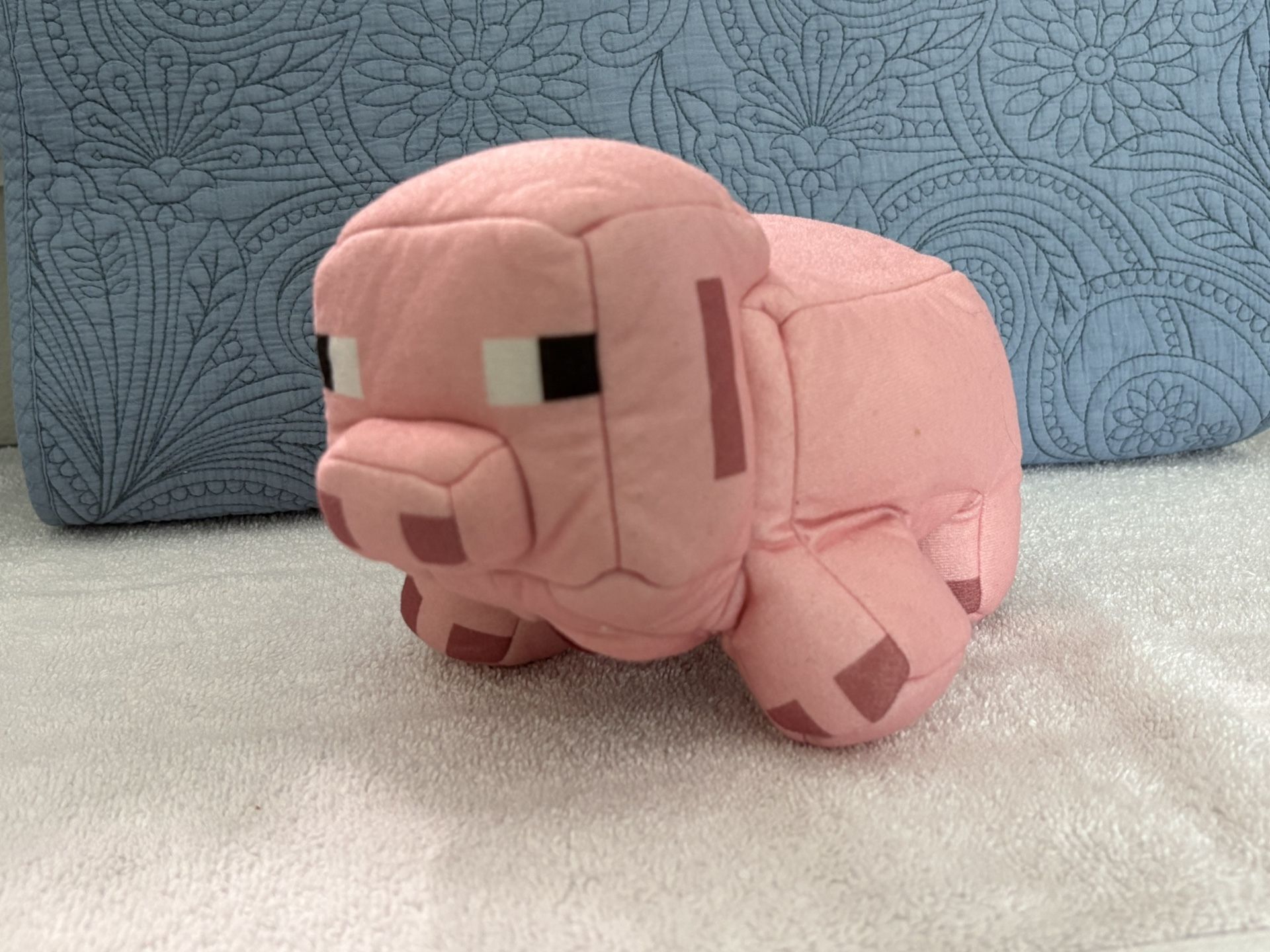 Minecraft Pig to Porkchop Reversible Plush
