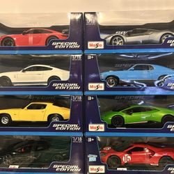 1:18 Scale Exotic Die-cast Collectible Cars 