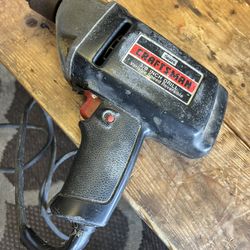 Sears Craftsman 3/8 Inch Corded Drill Variable Speed Reversible Model 