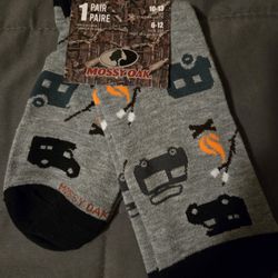 Mossy oaks design camping style socks