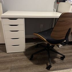 IKEA Alex Drawer With Table And Chair