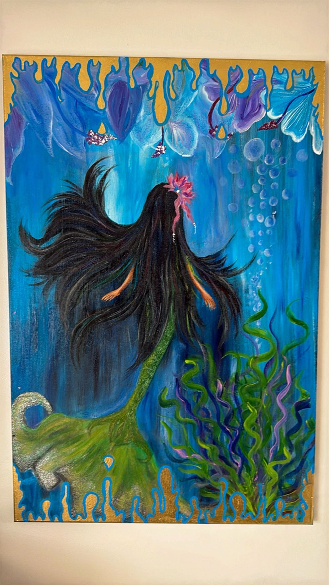 Mermaid Painting “The spiritual awakening of water”