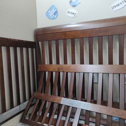 4-in-1 Convertible Crib in Espresso