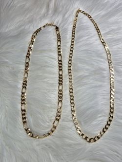 Thick chains 24" 14K gold plated 55$ each Excellent Quality Jewelry