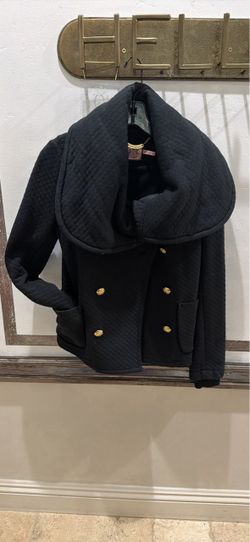 Juicy Couture Black Quilted Jacket- size Small