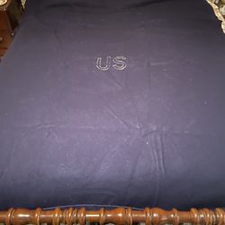 Vintage Military Blanket (80” x 68”)