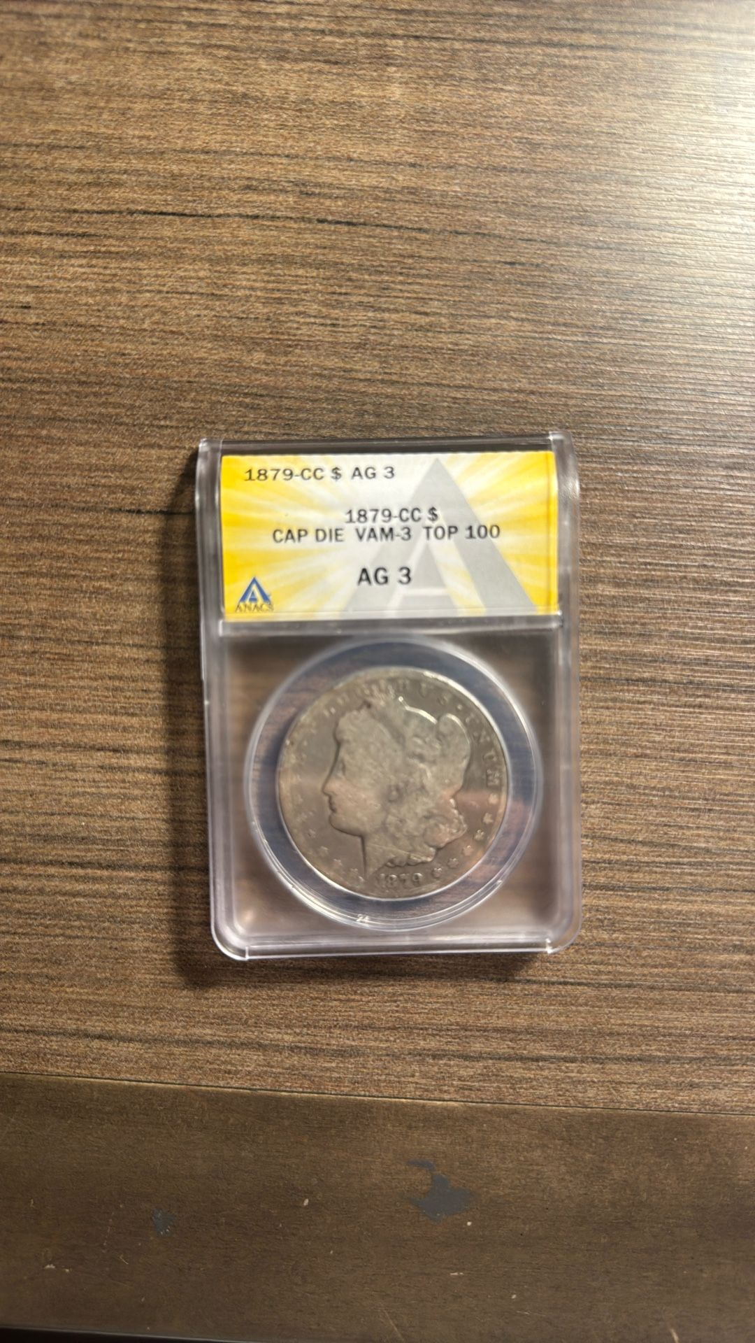 1879 Cc Morgan Silver Dollar Rare Anacs Graded