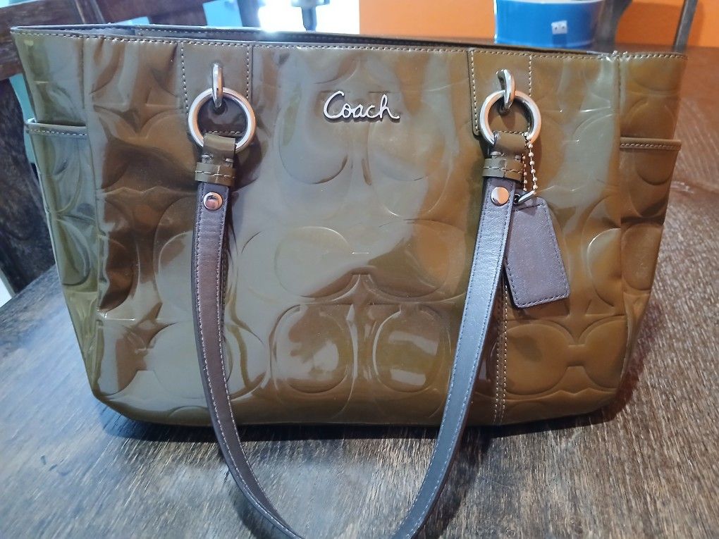 Coach - Olive Green Shoulder Bag