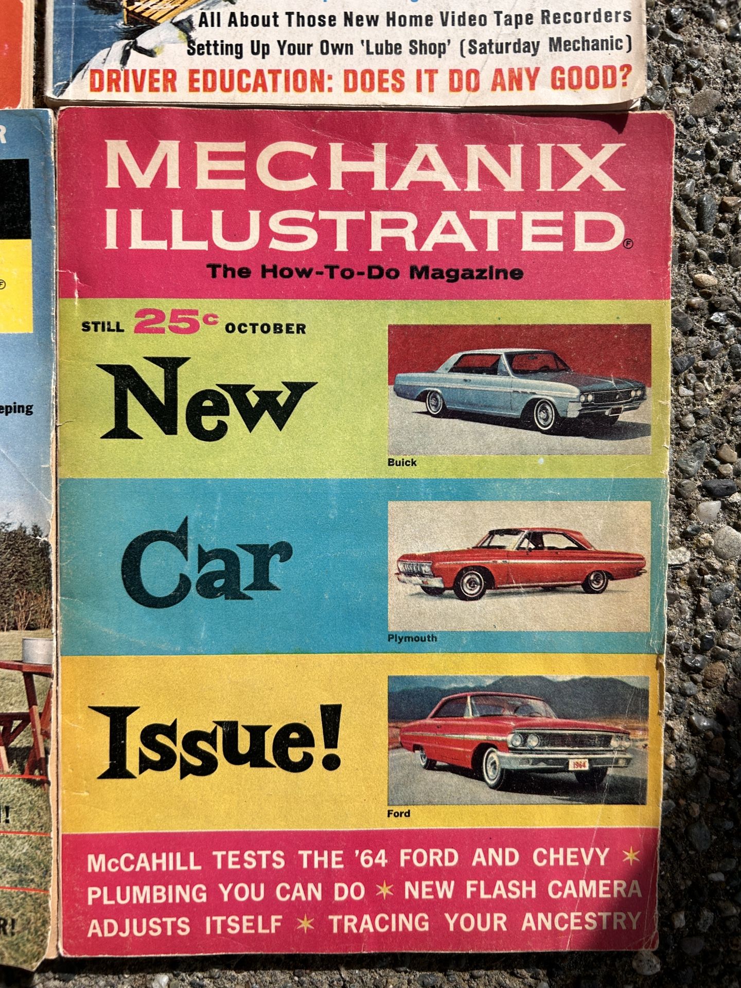 Classic 1964 Car Owners Must Have Mechanix Illustrated car guide from Oct 1963 - Very Good Condition