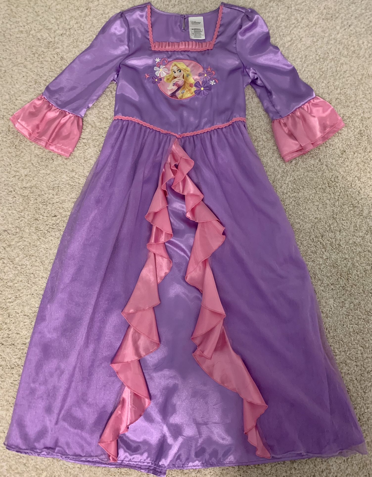 Disney Store Rapunzel 7/8 Ruffled Nightgown