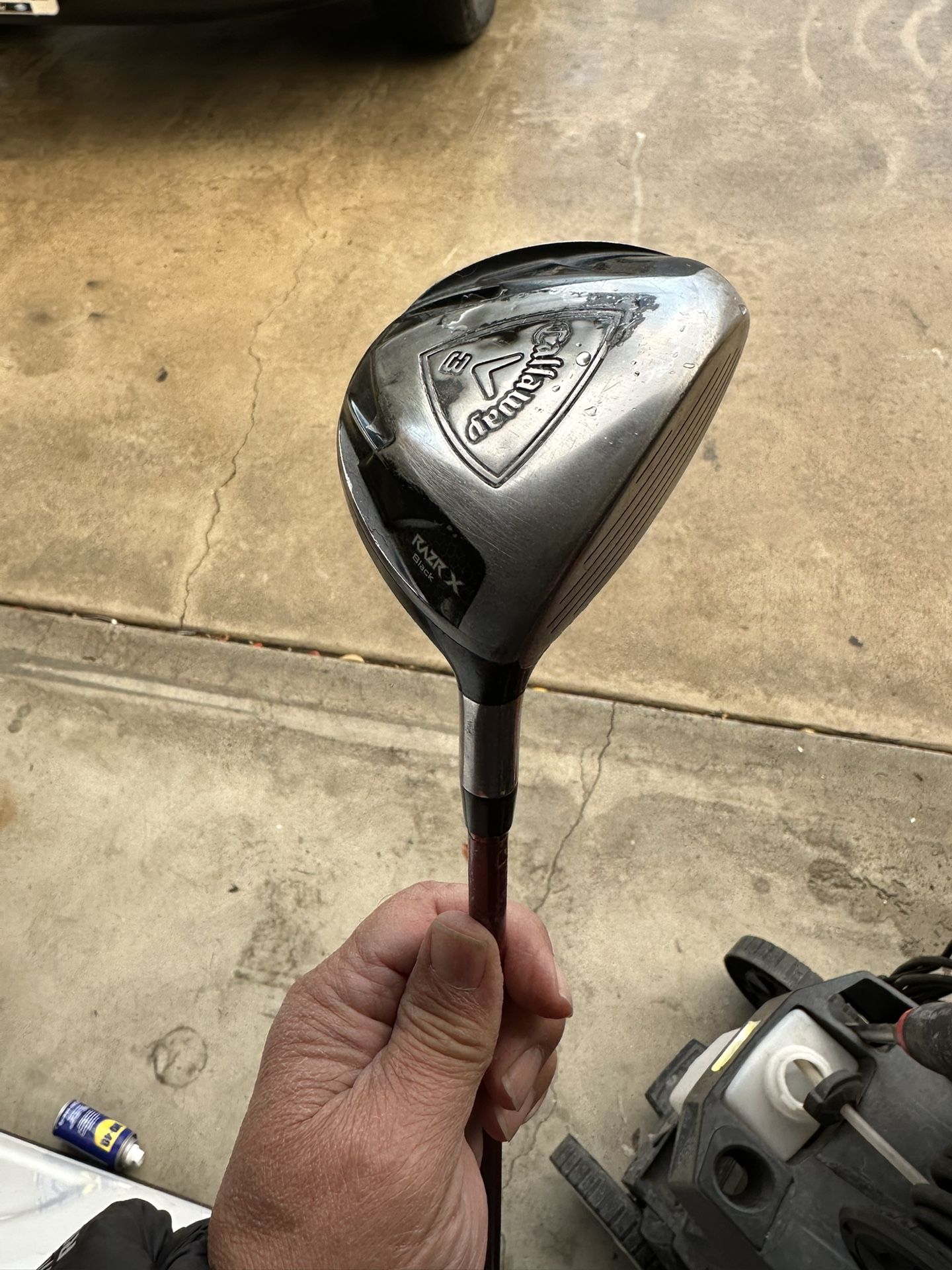 Callaway Driver Razr x black 3 wood