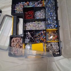 Crystal Glass And Sead Beads