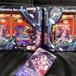 One Piece Illustration Box vol. 6  x (2) One Pack Seas 7