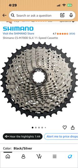 Shimano Slx cassette 11 speed