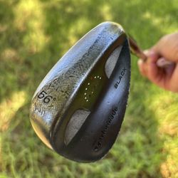 TaylorMade RAC Black 56° Sand Wedge – Steel Shaft – Golf Pride Grip