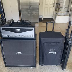 B52 Half Stack Guitar Tube Amp And Matrix 200 Speaker System