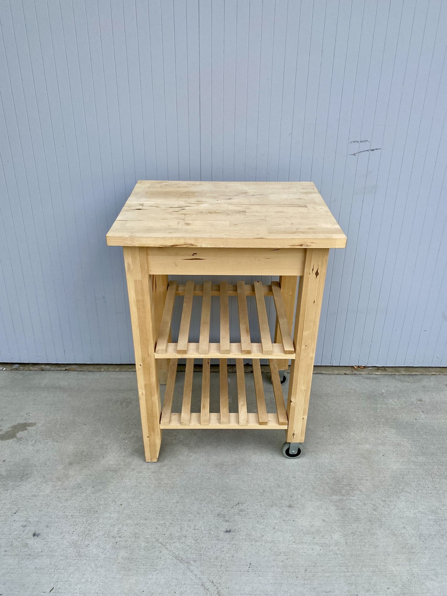 IKEA BEKVÄM Kitchen cart, birch