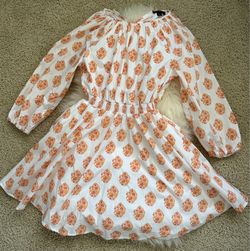 Jcrew Smocked-waist Mini Dress in Gathered Floral Block Print XS