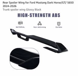 Rear Spoiler Wing for Ford Mustang Dark Horse/GT/ S(contact info removed)-2026
