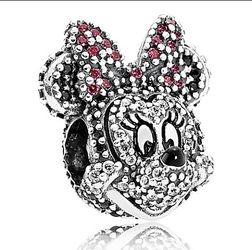 Pandora Disney Sparkling Minnie Portrait LE Charm