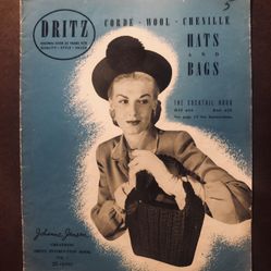 Vintage/Antique Dritz Fashion Magazine-1946 Madison Ave Fashion GC