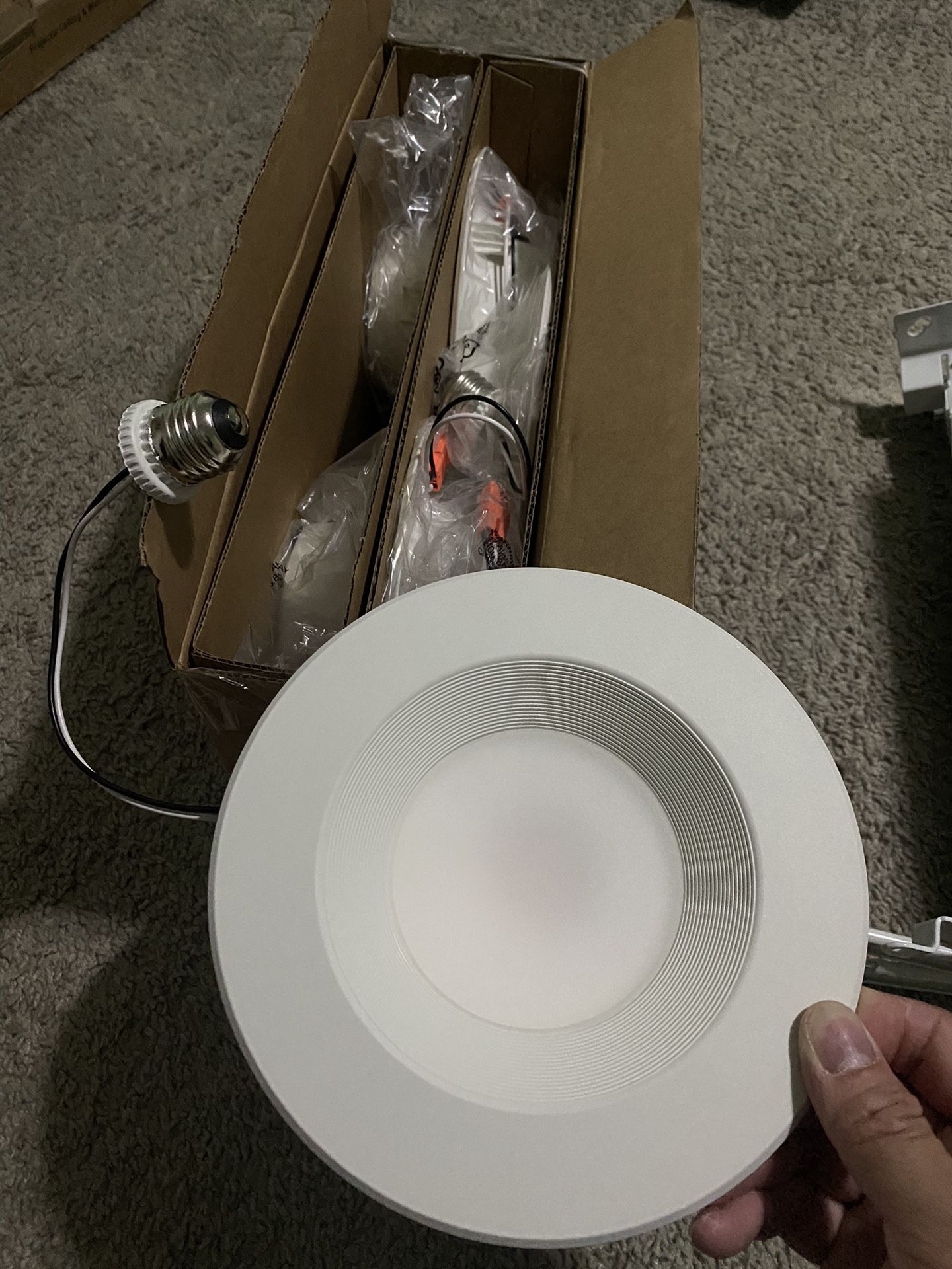 13w 5/6" Retrofit Baffle Downlight (6pc)